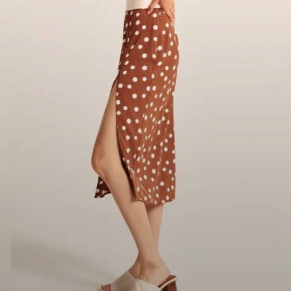 Abercrombie Slip Skirt with Slit - Picture 4 of 4